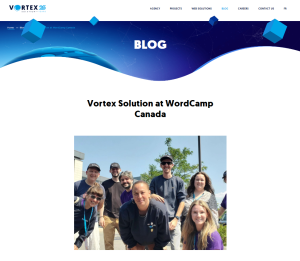 Vortex Solutions Team at WordCamp Canada
